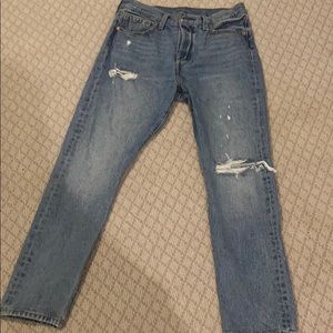 straight leg jeans